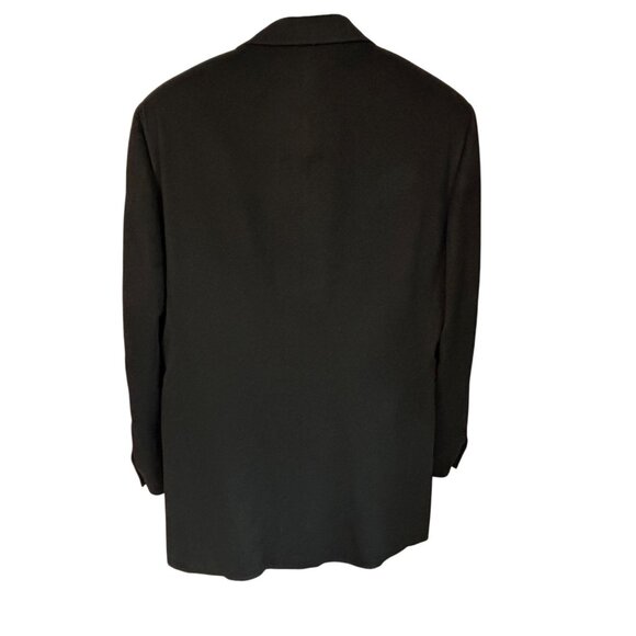 Trussini Blazer Jacket Boyd's Mens Italy 56L US 46L Black Cashmere Made In Italy - Picture 6 of 13
